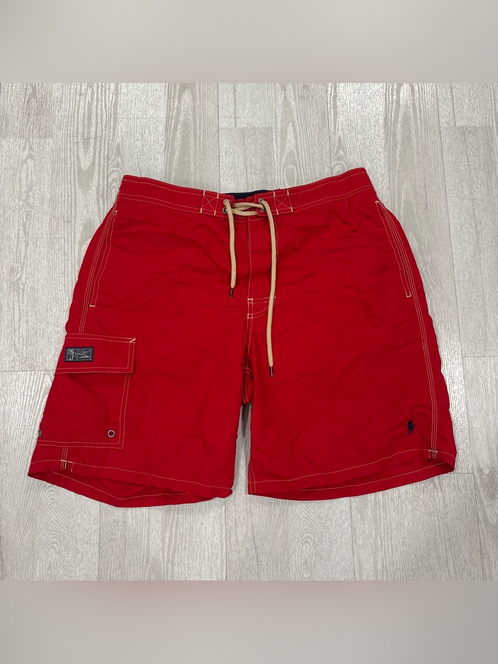 Polo Ralph Lauren Red Swim Trunks / Board Shorts Size M